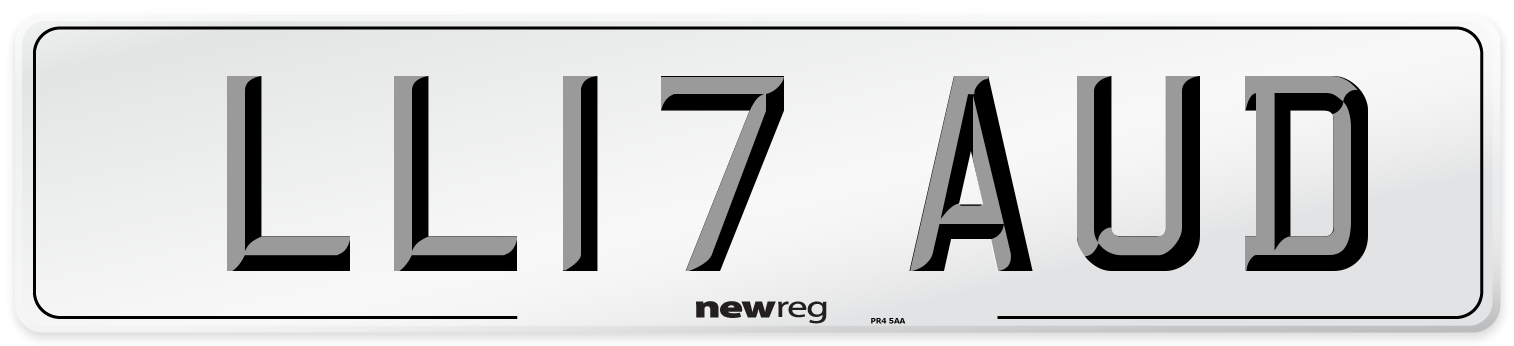 LL17 AUD Number Plate from New Reg
